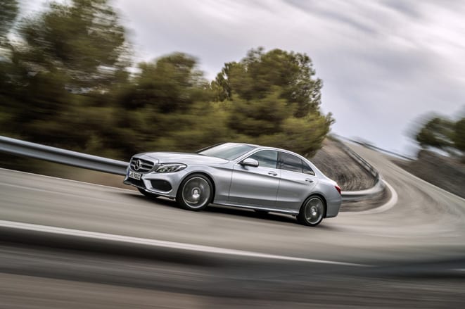 Mercedes-Benz C250, AMG Line, Avantgarde, Diamantsilber metallic