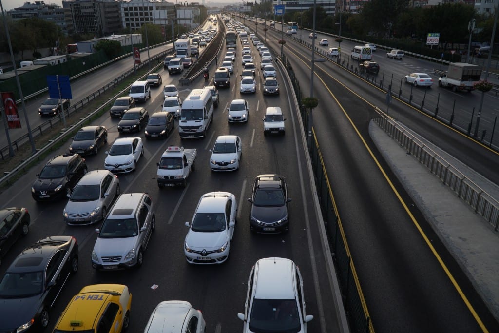 Heavy Traffic at The Sisli Istanbul