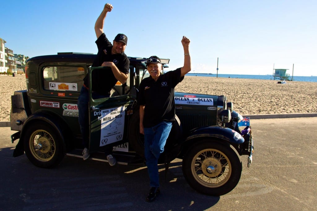 Celebrating at Venice Beach