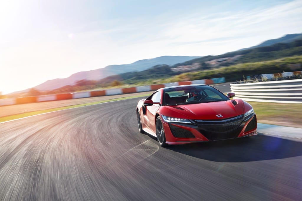 HONDA NSX CURVA RED