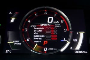 HONDA NSX HUD DETAIL