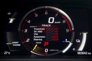 HONDA NSX HUD DETAIL