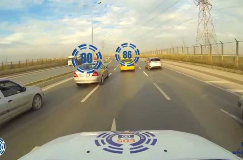  Mobil EDS İstanbullu bıçkın şoförleri bile korkuttu