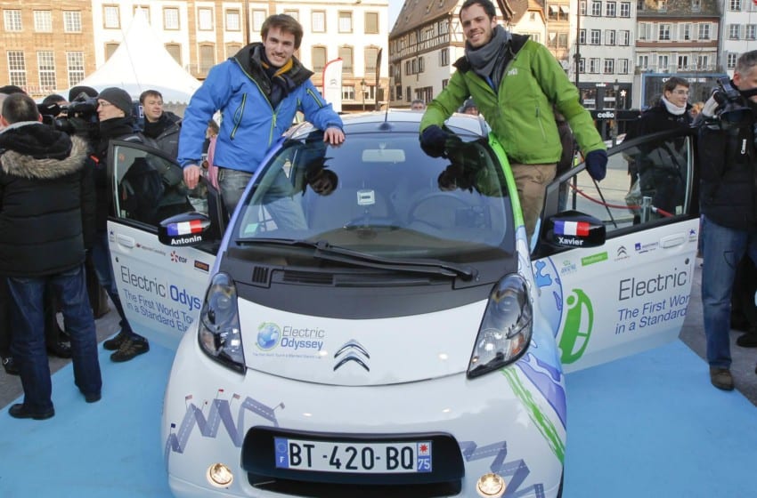  Elektrikli Citroën C Zero dünya turunu tamamladı