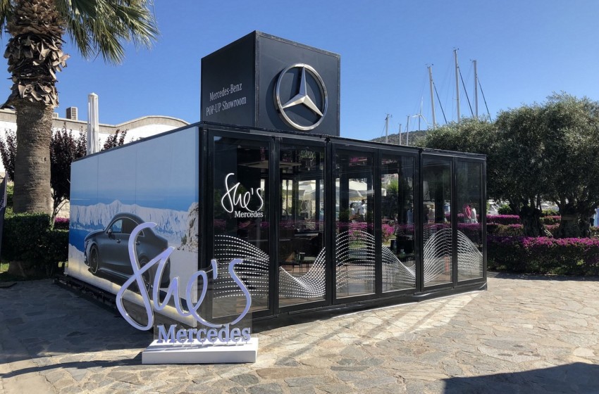  Mercedes-Benz Türk, “Pop-up” mağazaları ile Ege sahillerini geziyor