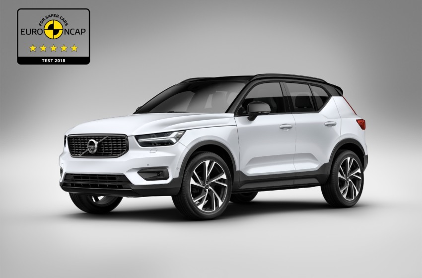  XC40 Euro NCAP çarpışma testinden 5 yıldız