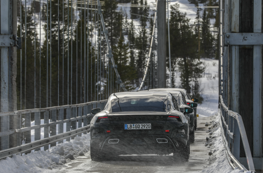  Yeni Porsche Taycan testleri son aşamaya geldi