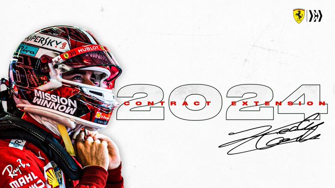  Leclerc 2024’e kadar Ferrari’de