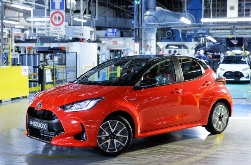 Toyota 4 milyonuncu Yaris’i üretti