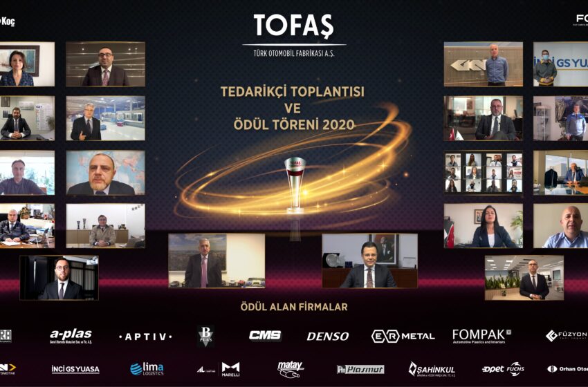  Tofaş, tedarikçilerini online törenle ödüllendirdi