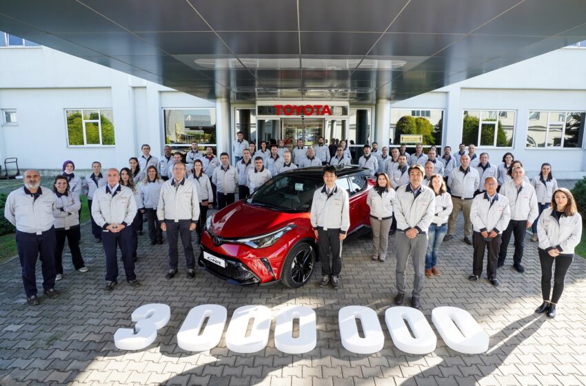  Toyota Otomotiv Sanayi Türkiye, 3 milyonuncu aracı banttan indirdi