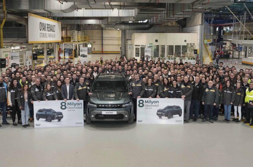  Oyak Renault 8 milyonuncu araç üretimini kutladı