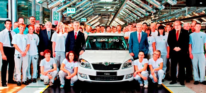  3 milyonuncu Fabia üretildi