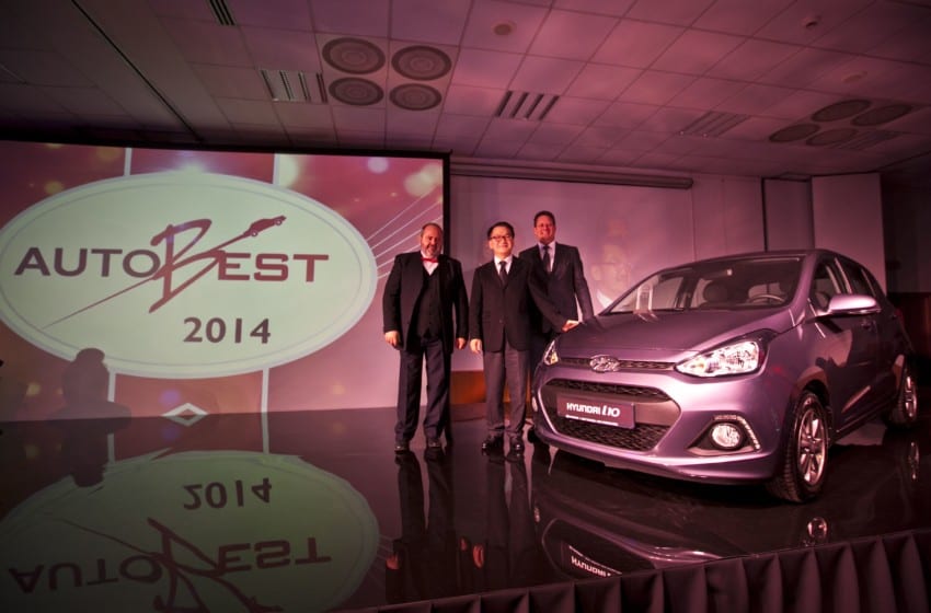  Hyundai i10 Autobest 2014 ödülünü teslim aldı