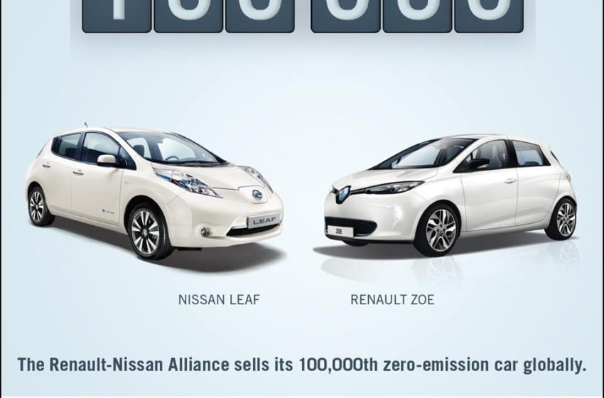  Renault-Nissan İttifakı’ndan 100.000. sıfır salımlı araç