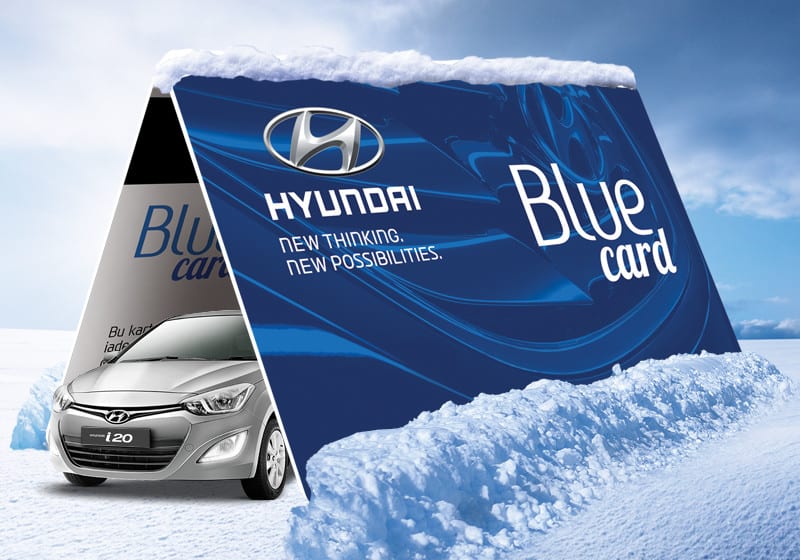  Hyundai’de kışa girerken Blue Card Servis Avantajları