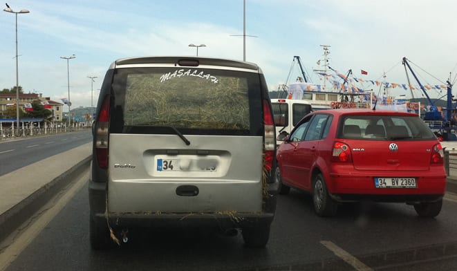 Doblo’nun canına ot tıkamış