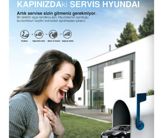  Hyundai’den eve servis