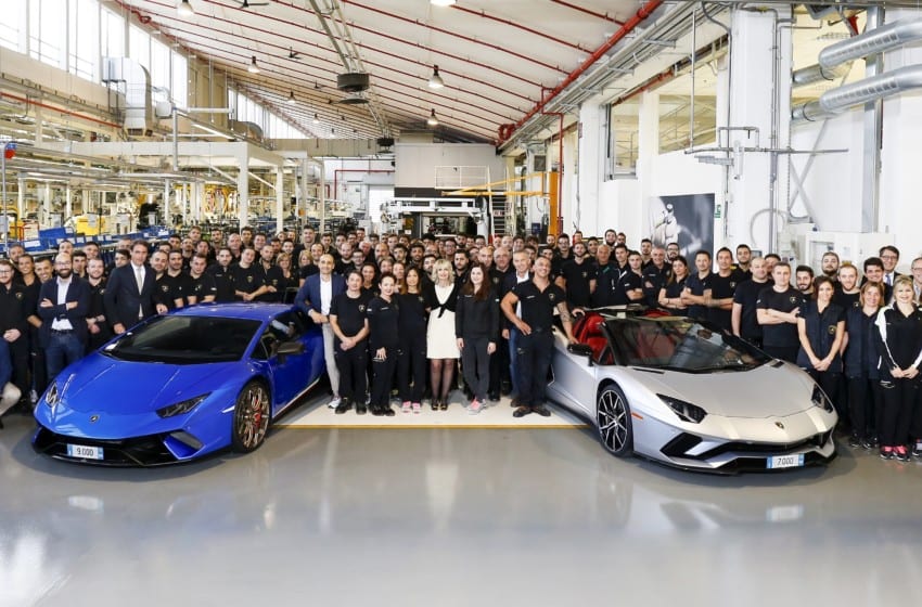  Lamborghini’den üretim rekoru