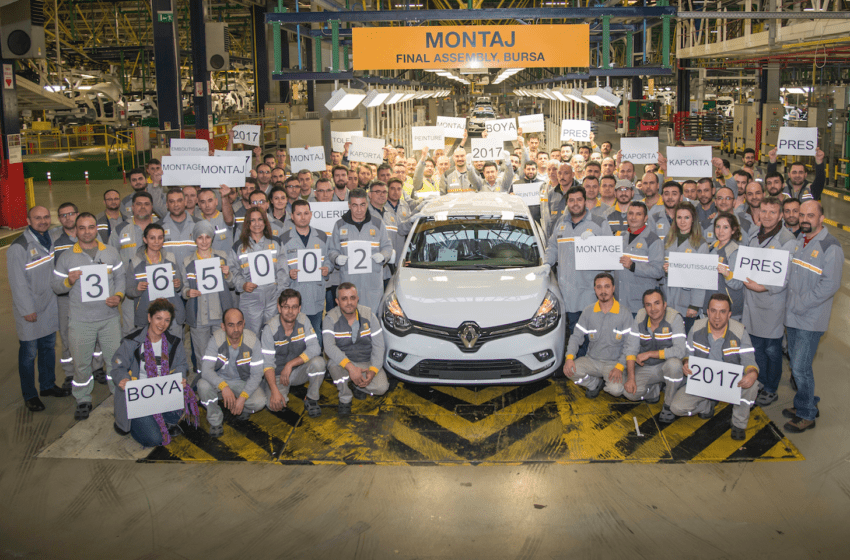  Oyak Renault 2017’de üretim rekorları kırdı