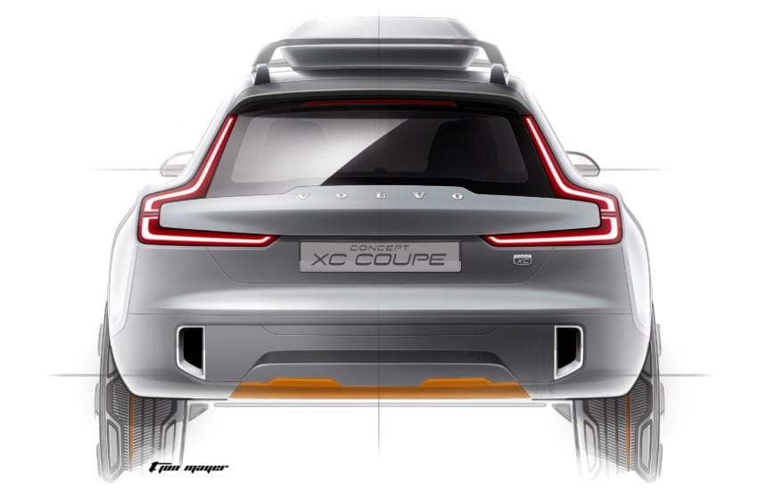  Volvo’nun XC Coupe’ye tasarım yolculuğu