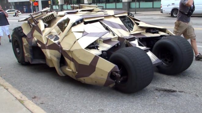  Batman model yükseltmiş: işte yeni Batmobile!