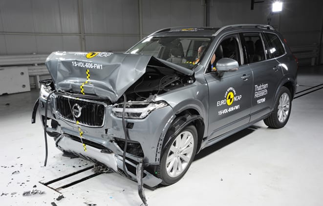  Volvo XC90 EURONCAP 2015’de sınıfının en iyisi